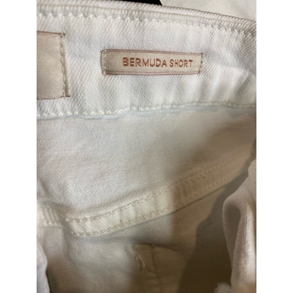 JEN7 By 7 For all Mankind Women's 14 Sculpting Enhancing Shorts White Denim NWT - Picture 8 of 8